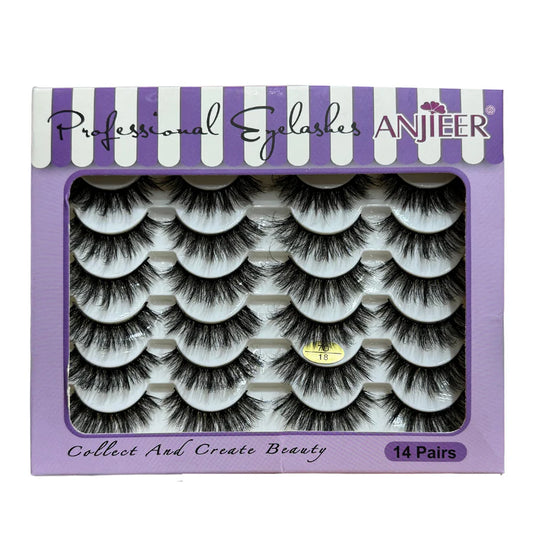 Anjeer 12 Pairs Mink Lashes