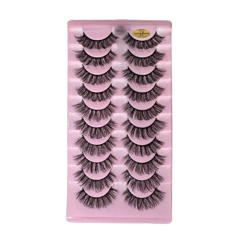 10 Pairs Mink Lashes